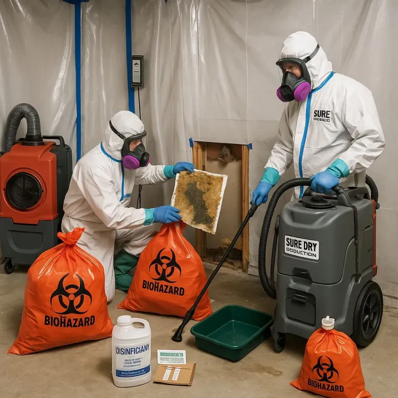 Contaminated Water Handling Protocols process in Frisco, TX