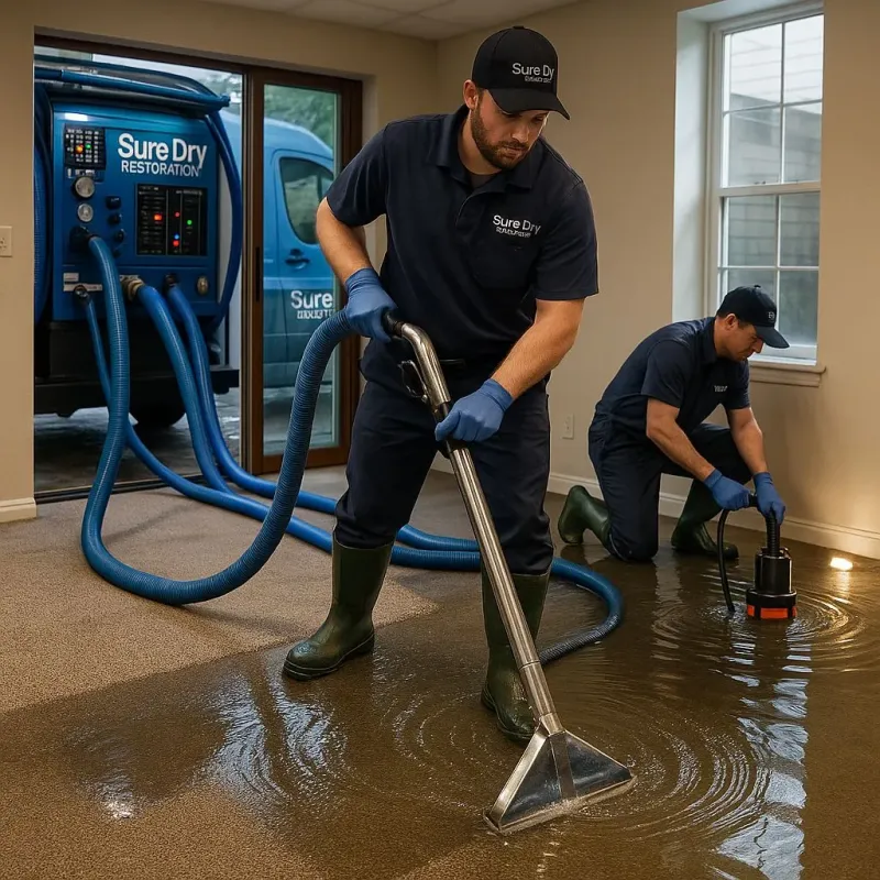Water Extraction and Removal process in Frisco, TX